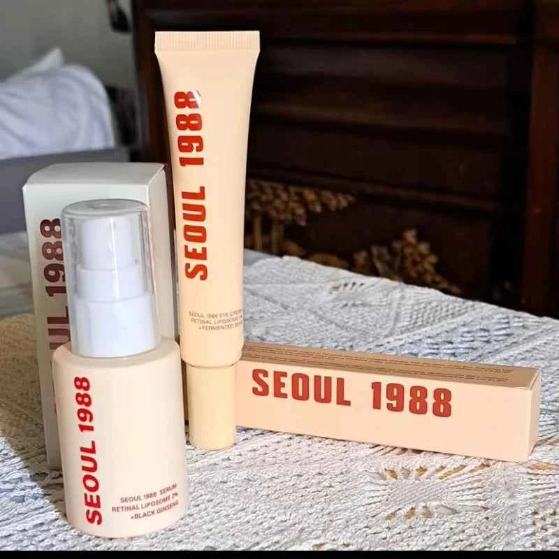 Séoul 1988 Coffret Sérum Crème Yeux et Visage au Rétinol et Ginseng